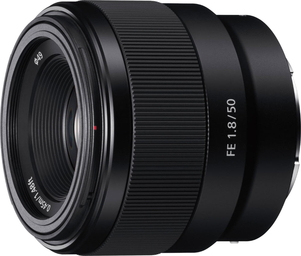 Sony - FE 50mm f/1.8 Standard Prime Lens for E-mount Cameras - Black_1