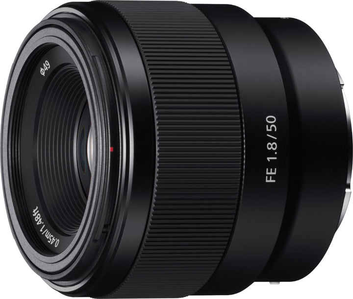 Sony - FE 50mm f/1.8 Standard Prime Lens for E-mount Cameras - Black_1