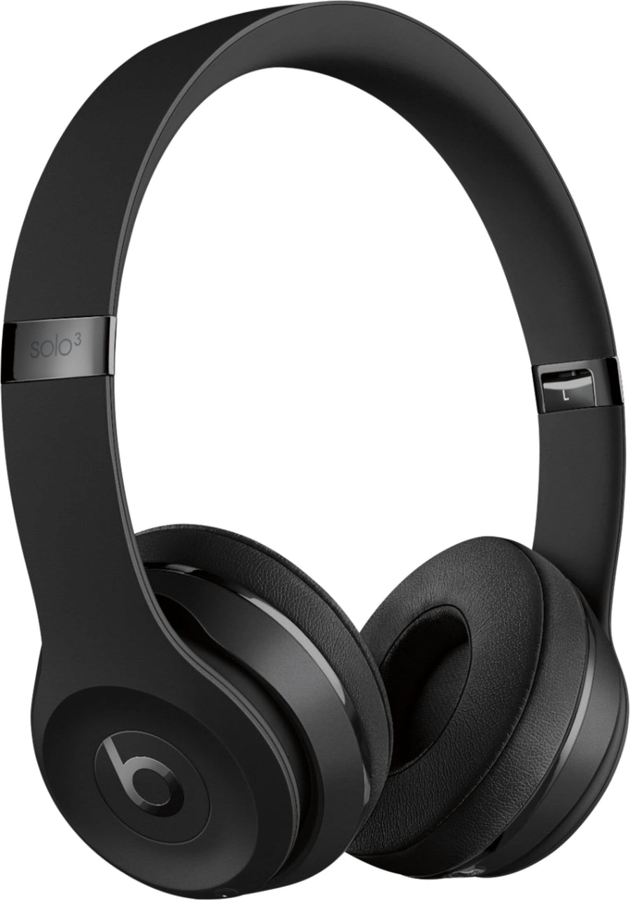 Beats by Dr. Dre - Solo³ The Beats Icon Collection Wireless On-Ear Headphones - Matte Black_0