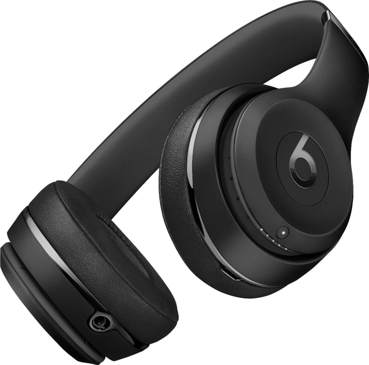 Beats by Dr. Dre - Solo³ The Beats Icon Collection Wireless On-Ear Headphones - Matte Black_4