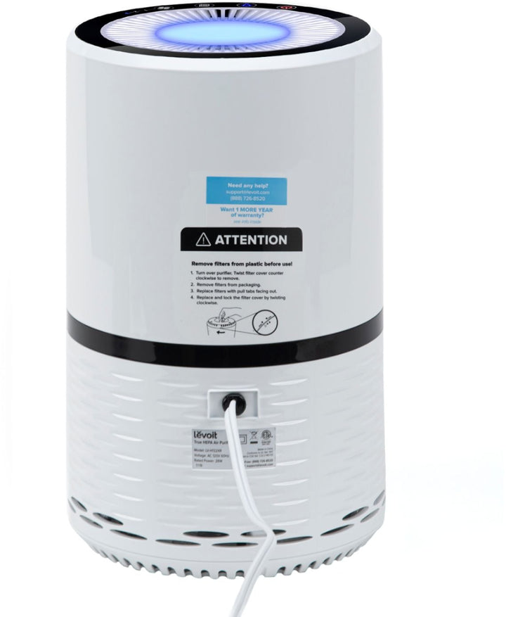 Levoit - Aerone 129 Sq. Ft True HEPA Air Purifier with Replacement Filter - White_9
