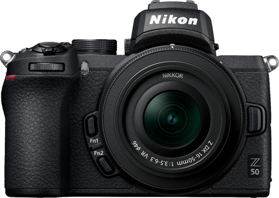 Nikon - Z50 Mirrorless 4K Video Camera with NIKKOR Z DX 16-50mm f/3.5-6.3 VR Lens - Black_0