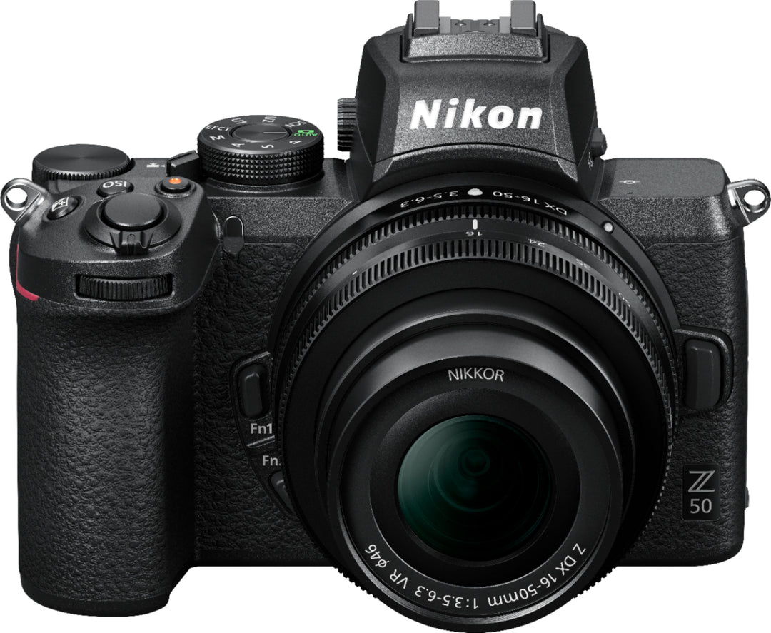 Nikon - Z50 Mirrorless 4K Video Camera with NIKKOR Z DX 16-50mm f/3.5-6.3 VR Lens - Black_4