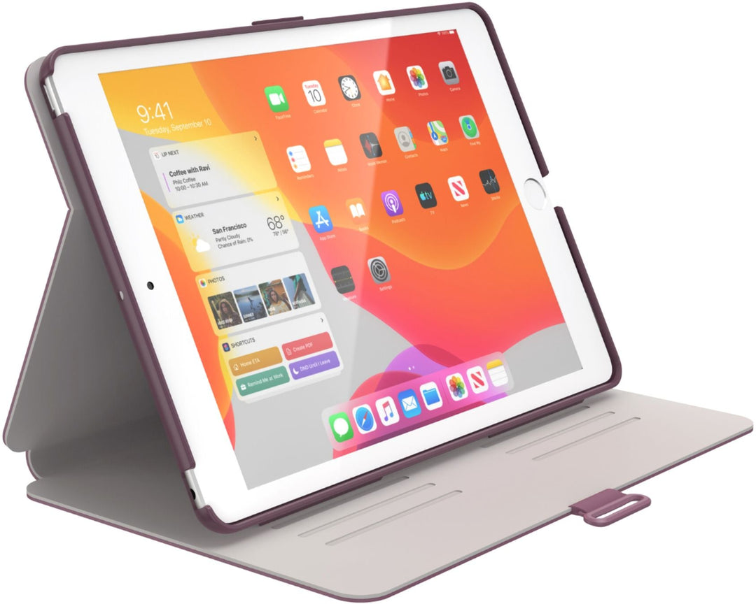 Speck - Balance Folio Case for Apple® iPad® 10.2" (7th, 8th, & 9th Gen 2021) - Plumberry Purple_5