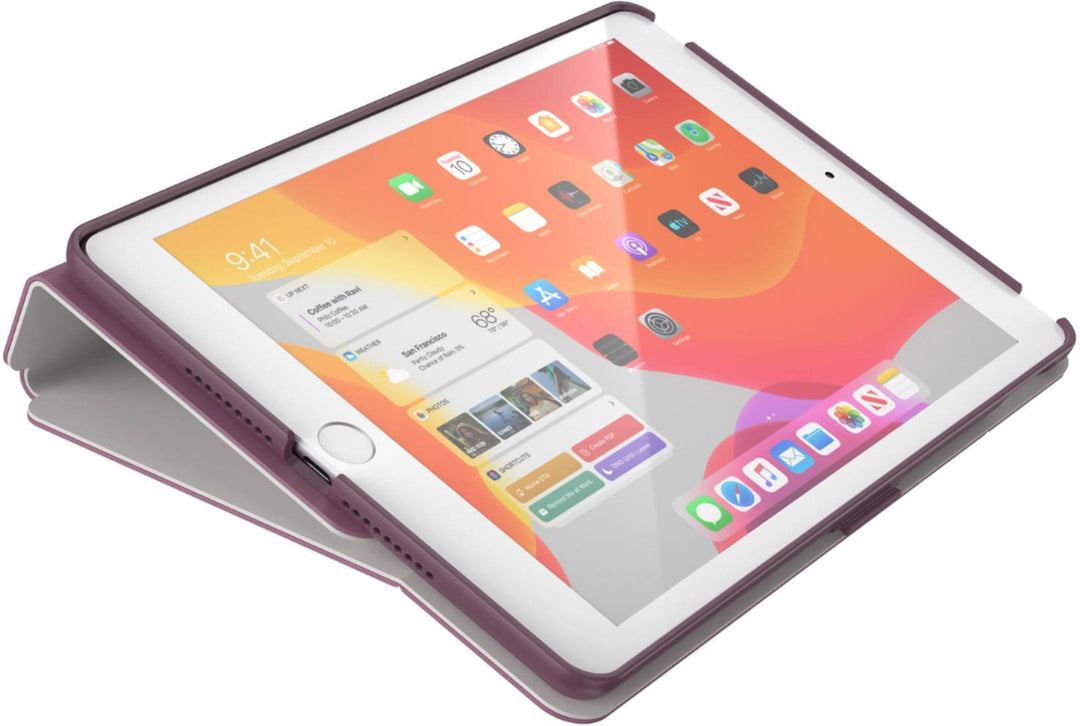 Speck - Balance Folio Case for Apple® iPad® 10.2" (7th, 8th, & 9th Gen 2021) - Plumberry Purple_3