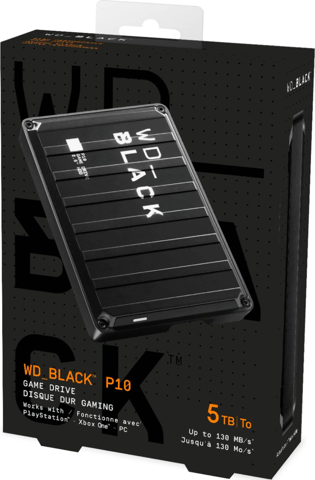 WD - WD_BLACK P10 5TB External USB 3.2 Gen 1 Portable Hard Drive - Black_13