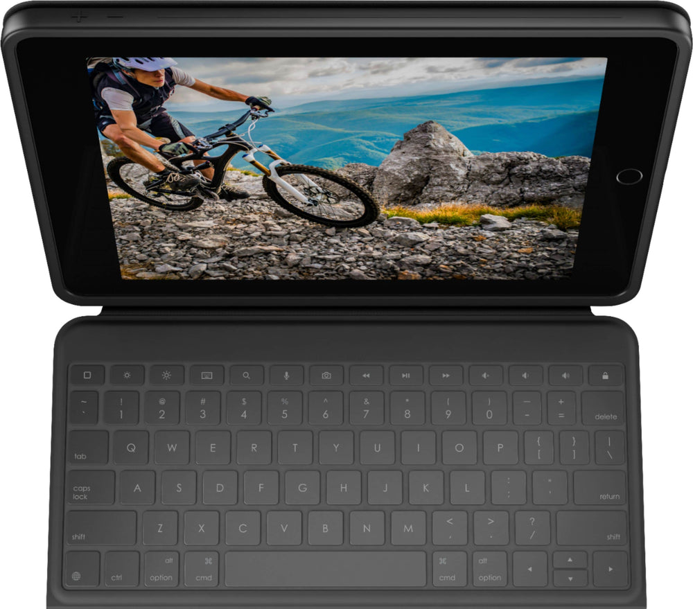 Logitech - Rugged Folio Keyboard Folio for Apple iPad (7th, 8th & 9th Gen) with Durable Spill-Proof Design - Graphite_1