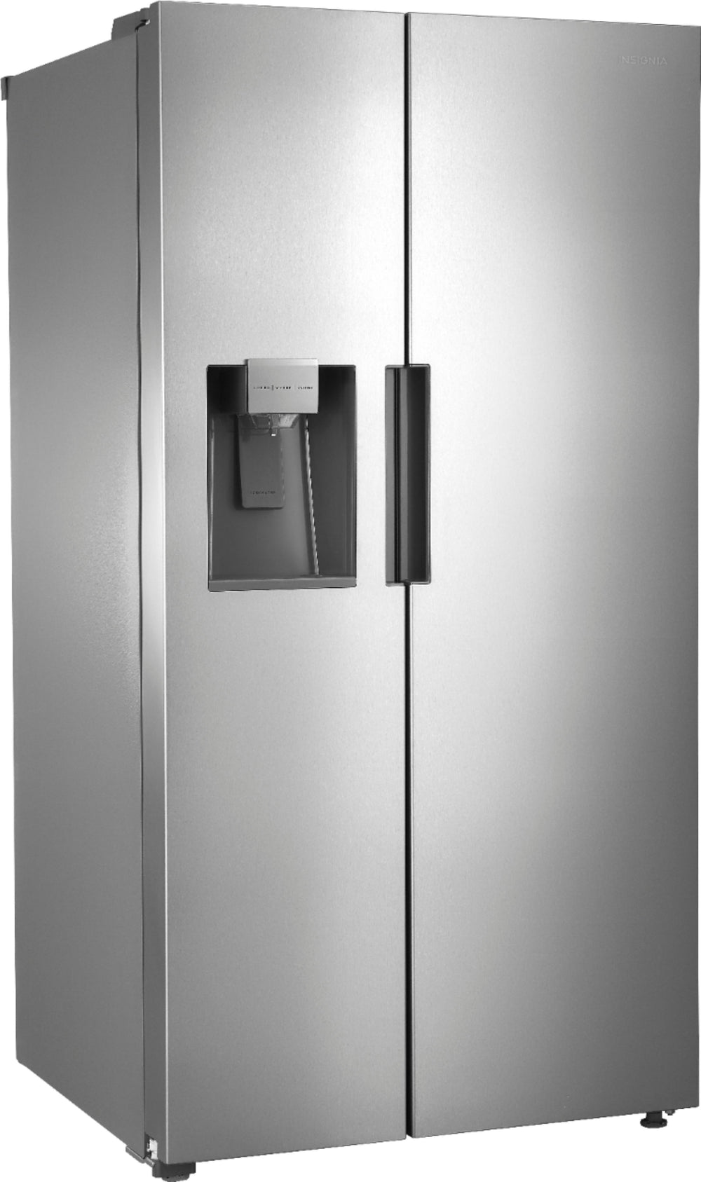 Insignia™ - 26 5/16 Cu. Ft. Side-by-Side Refrigerator - Stainless steel_1