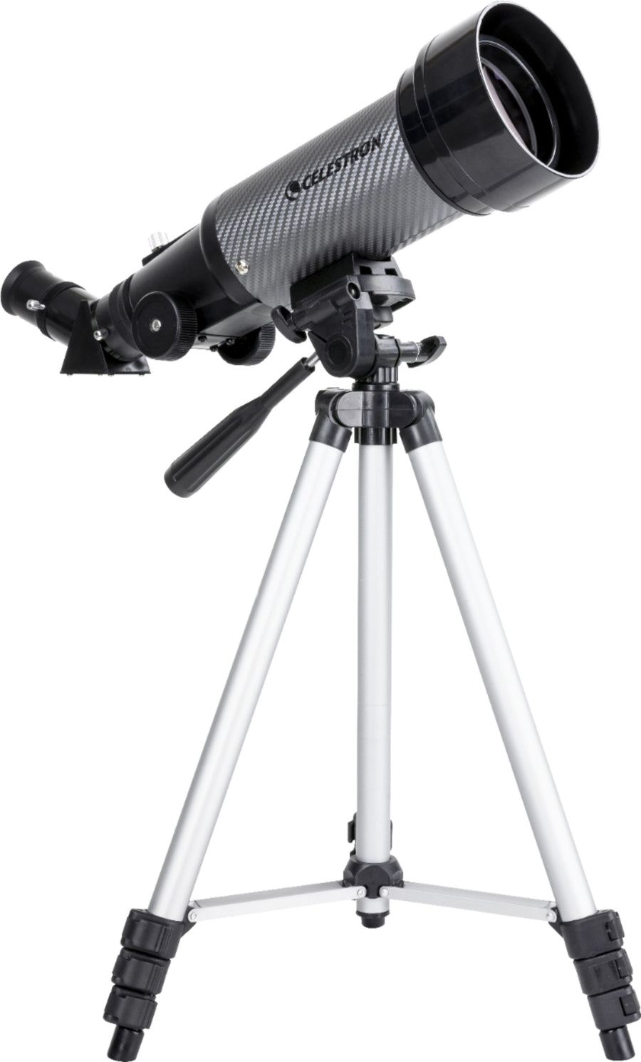 Celestron - Travel Scope 70mm Refractor Telescope - Gray/Black_0