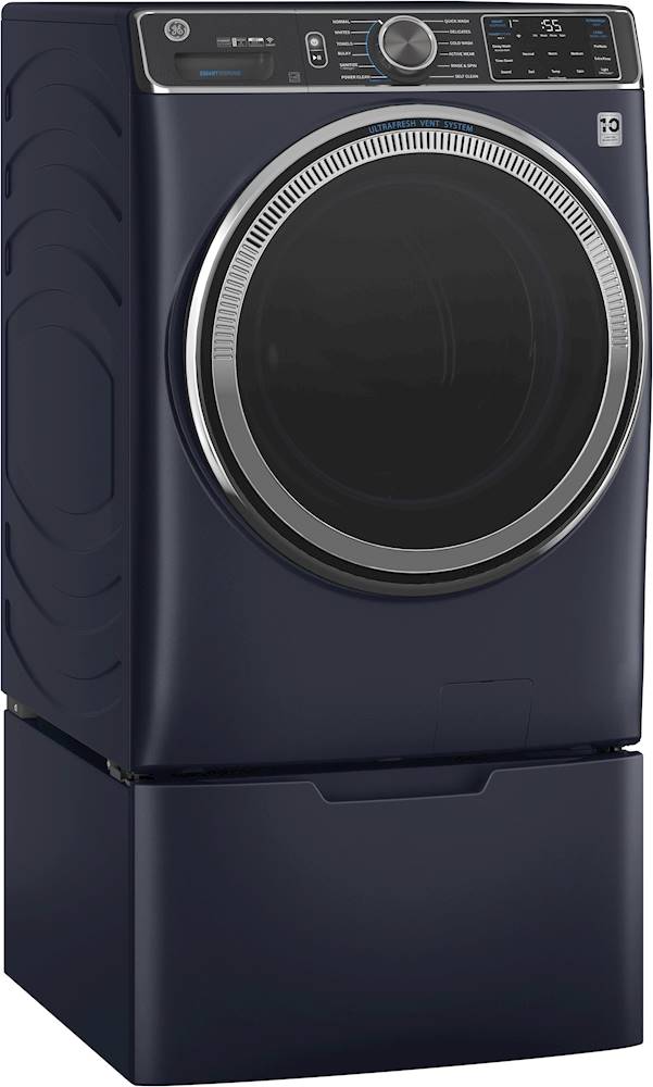 GE - Washer/Dryer Laundry Pedestal with Storage Drawer - Sapphire blue_4