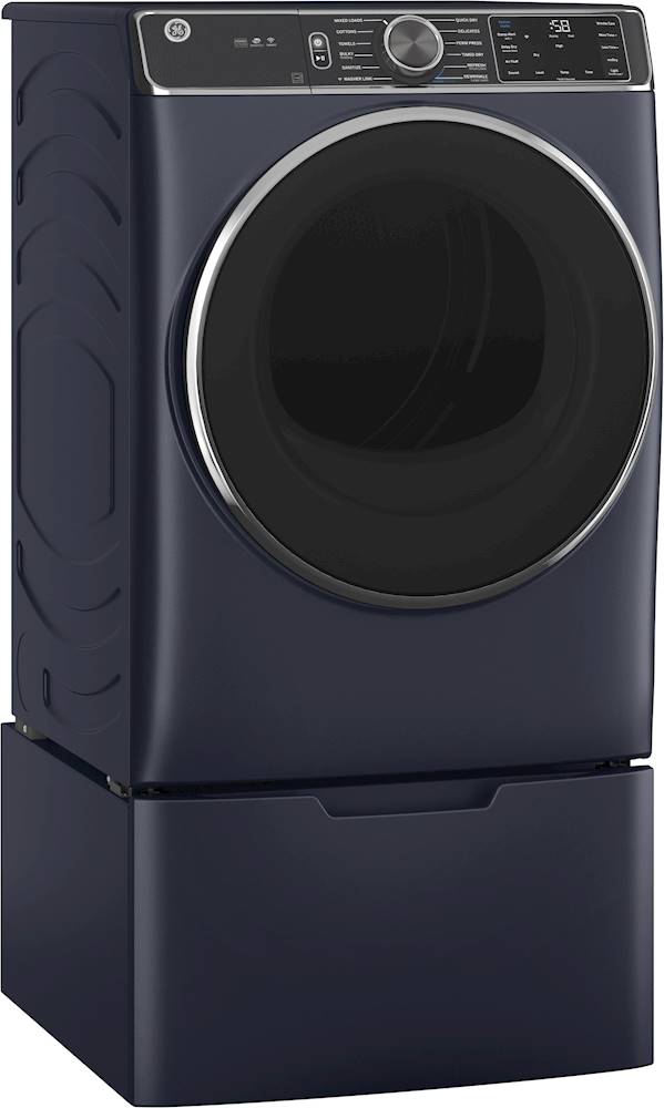 GE - Washer/Dryer Laundry Pedestal with Storage Drawer - Sapphire blue_3