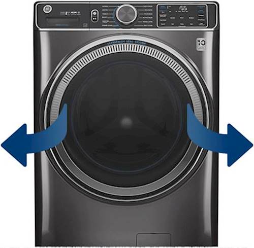 GE - 7.8 Cu. Ft. 12-Cycle Electric Dryer with Steam - Sapphire blue_5