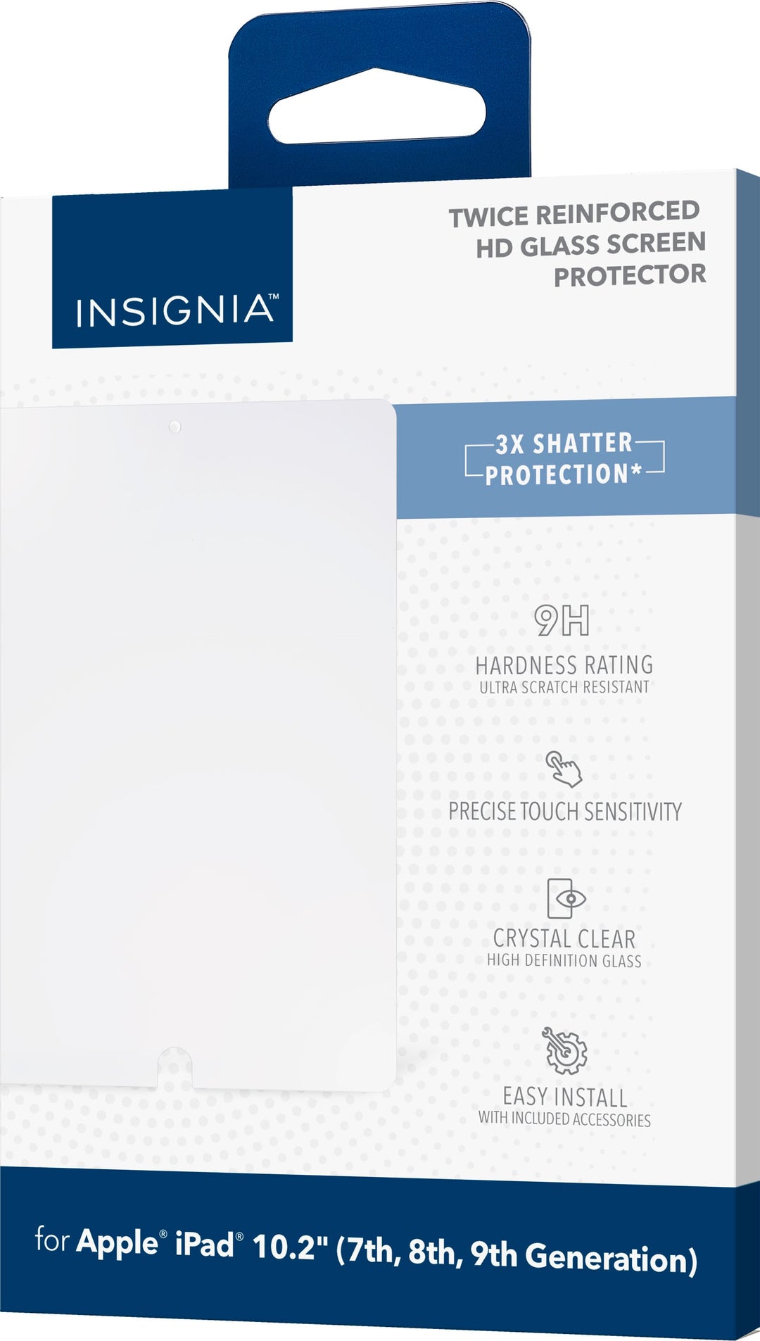Insignia™ - Glass Screen Protector for Apple® iPad 10.2 (7th, 8th and 9th Gen)_5
