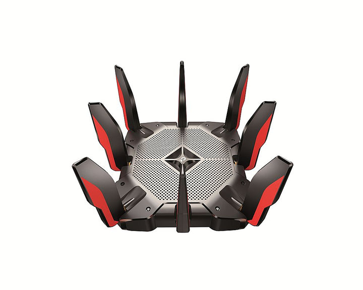 TP-Link - Archer AX11000 Tri-Band Wi-Fi 6 Router - Black/Red_0