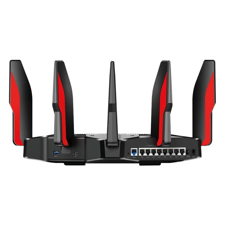 TP-Link - Archer AX11000 Tri-Band Wi-Fi 6 Router - Black/Red_2