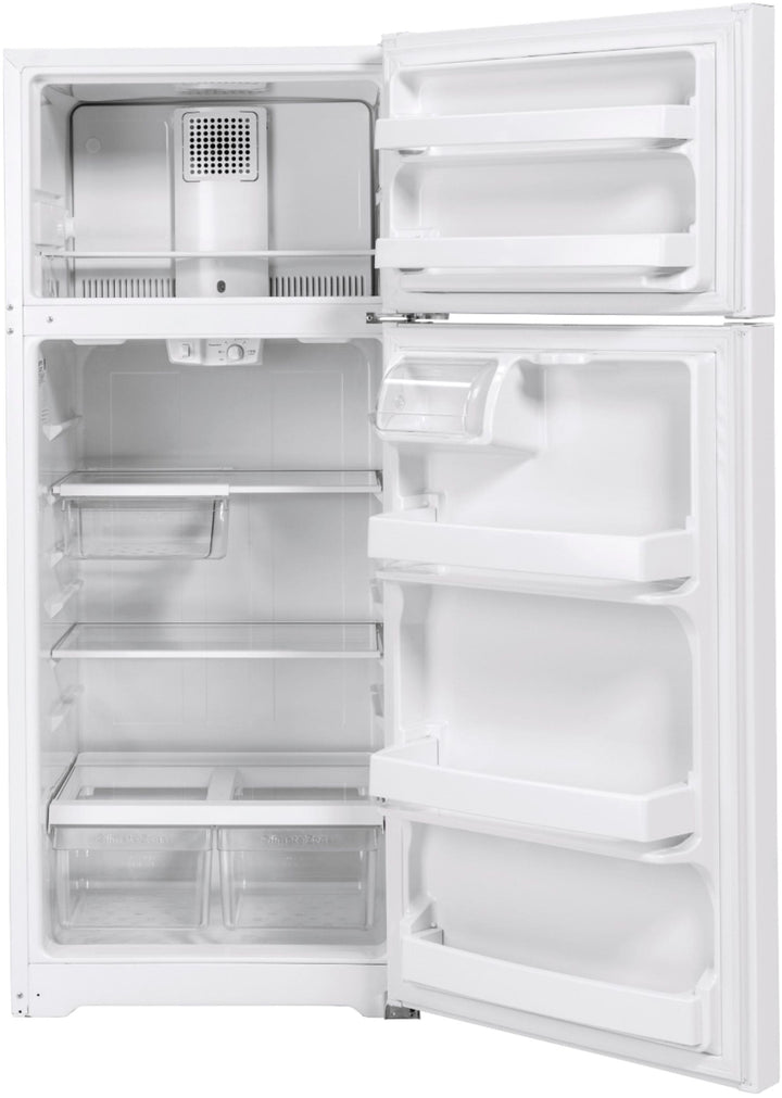 GE - 17.5 Cu. Ft. Top-Freezer Refrigerator - White_2