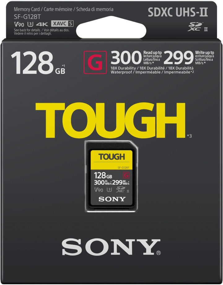 Sony - TOUGH G Series - 128GB SDXC UHS-II Memory Card_4