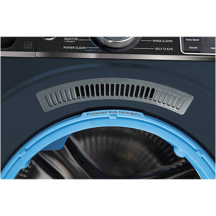 GE - 5.0 Cu Ft High-Efficiency Stackable Smart Front Load Washer w/UltraFresh Vent, Microban Antimicrobial & 1-Step Wash+Dry - Sapphire blue_16