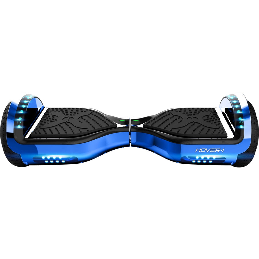 Hover-1 - Chrome 2.0 Electric Self-Balancing Scooter w/6 mi Max Operating Range & 7 mph Max Speed - Blue_0