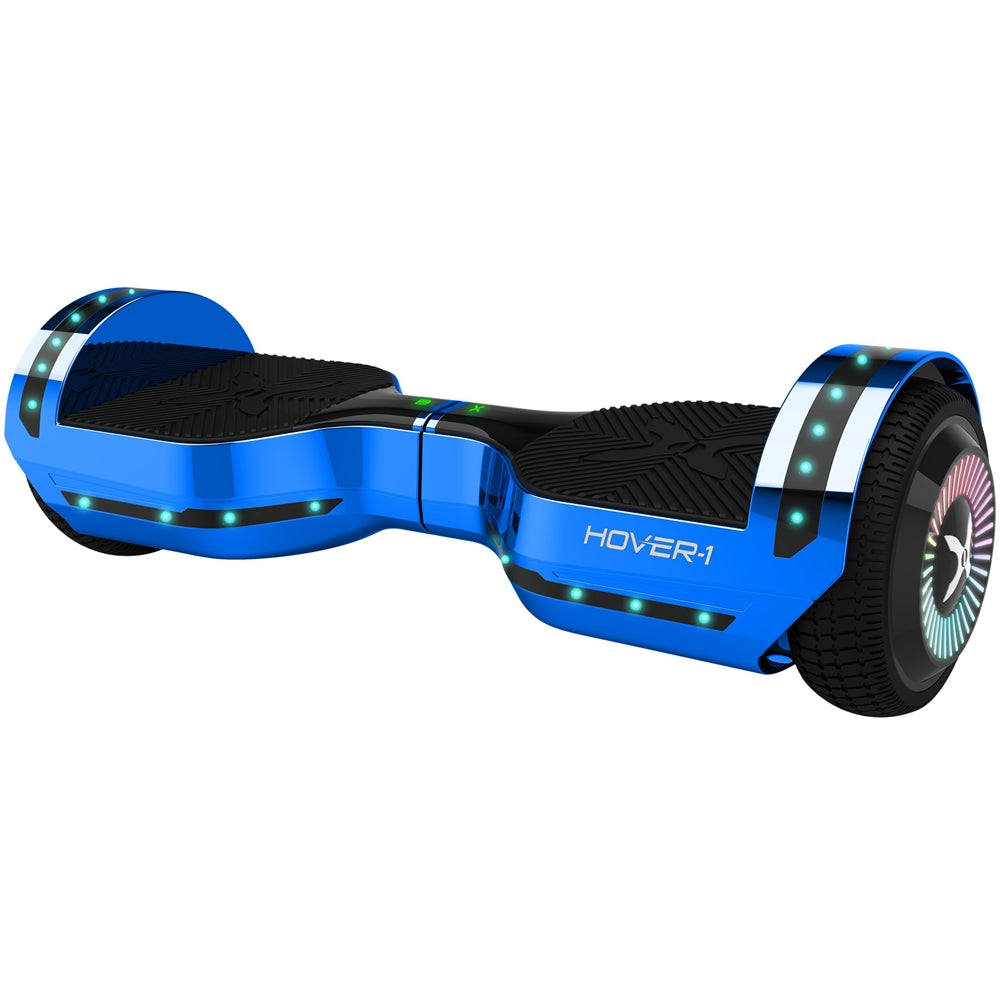 Hover-1 - Chrome 2.0 Electric Self-Balancing Scooter w/6 mi Max Operating Range & 7 mph Max Speed - Blue_1