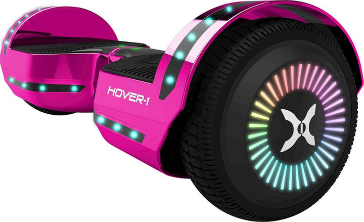 Hover-1 - Chrome 2.0 Electric Self-Balancing Scooter w/6 mi Max Operating Range & 7 mph Max Speed - Pink_3