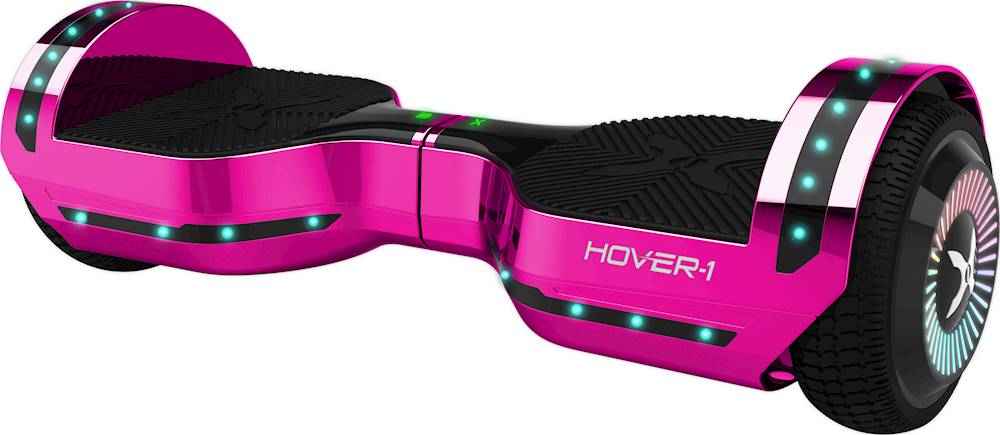Hover-1 - Chrome 2.0 Electric Self-Balancing Scooter w/6 mi Max Operating Range & 7 mph Max Speed - Pink_1
