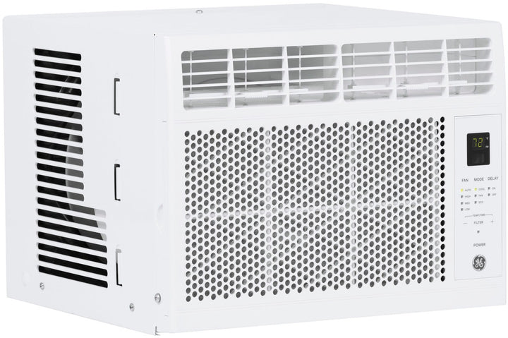 GE - 250 Sq. Ft. 6,000 BTU Window Air Conditioner with Remote - White_0