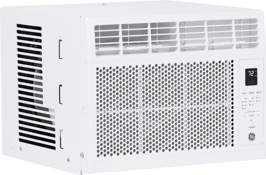 GE - 150 Sq. Ft. 5,000 BTU Window Air Conditioner with Remote - White_0