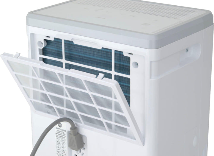 GE - 35-Pint Portable Dehumidifier with Smart Dry - White_12