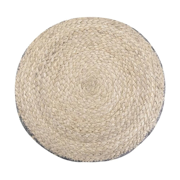 Simpli Home - Edgeley Round Contemporary Polystyrene/Cotton Pouf - Gray_6