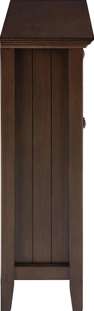 Simpli Home - Acadian SOLID WOOD 36 inch Wide Transitional Entryway Storage Cabinet in - Natural Aged Brown_8