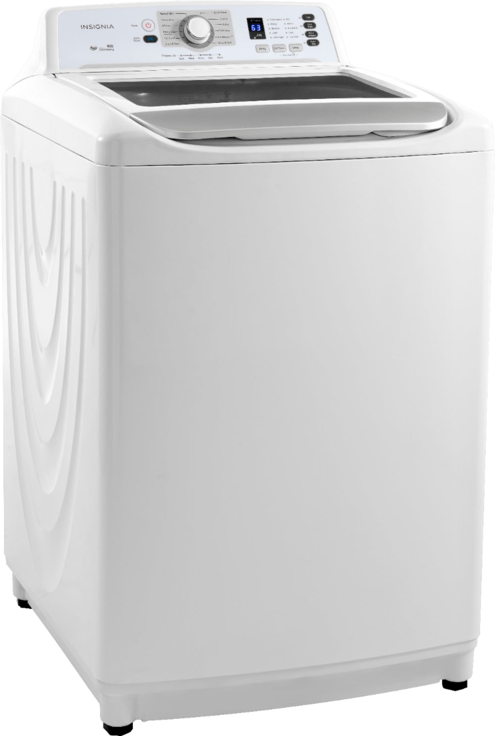 Insignia™ - 4.5 Cu. Ft. High Efficiency Top Load Washer with ColdMotion Technology - White_1