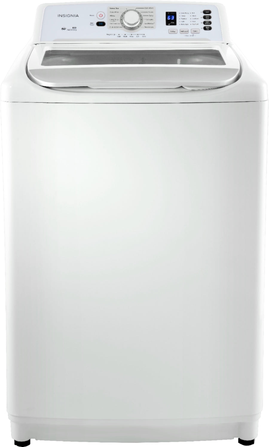 Insignia™ - 4.5 Cu. Ft. High Efficiency Top Load Washer with ColdMotion Technology - White_0