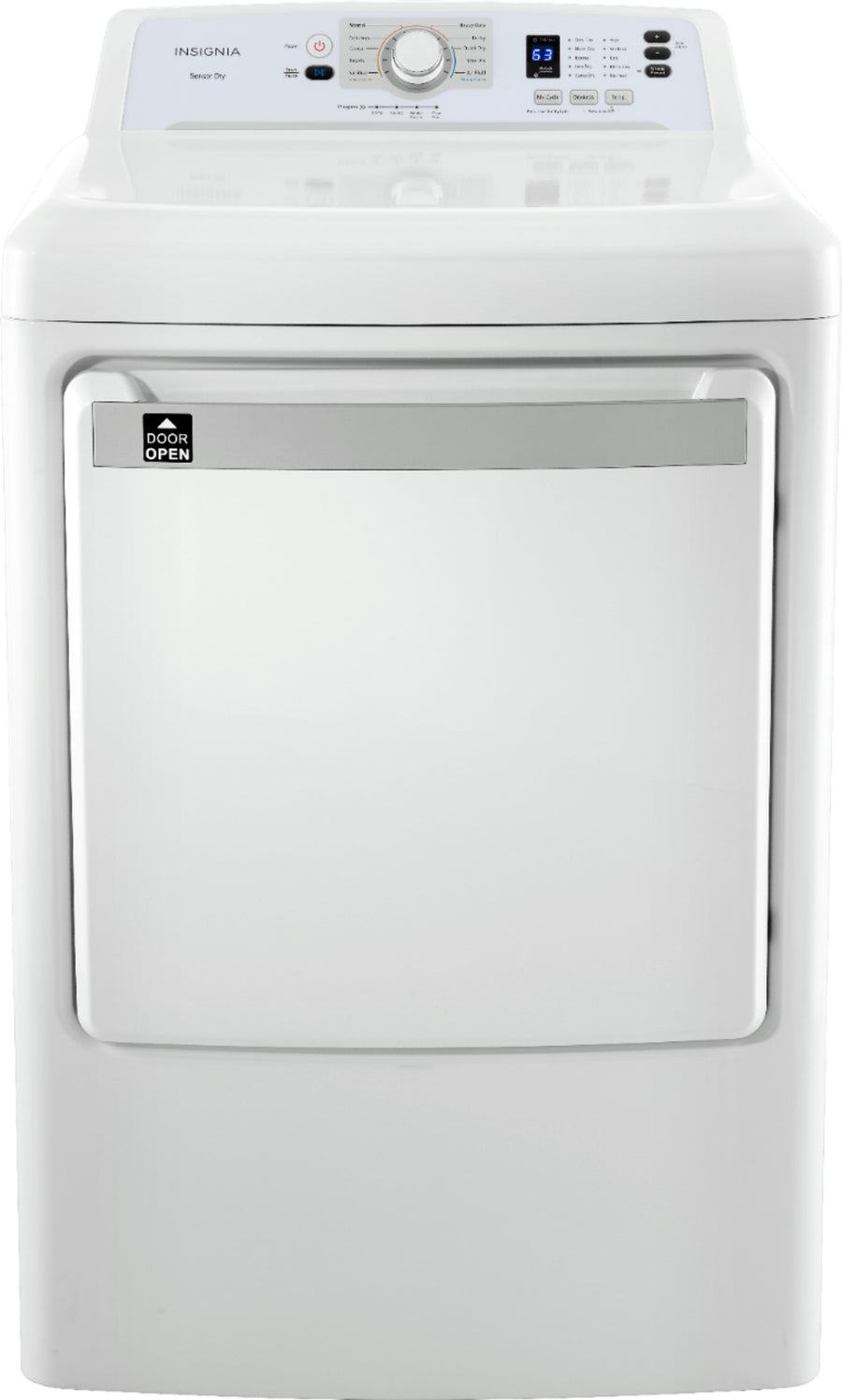 Insignia™ - 7.5 Cu. Ft. Electric Dryer - White_0