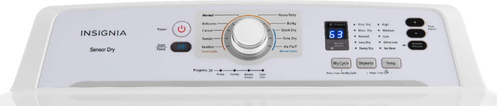 Insignia™ - 7.5 Cu. Ft. Gas Dryer - White_4