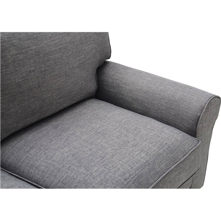 Serta - Copenhagen 3-Seat Fabric Sofa - Gray_10
