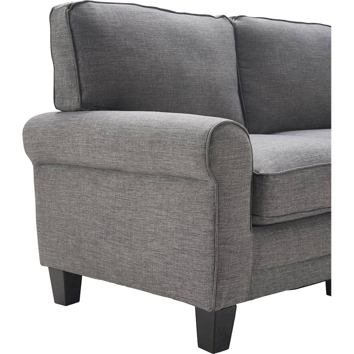Serta - Copenhagen 3-Seat Fabric Sofa - Gray_8