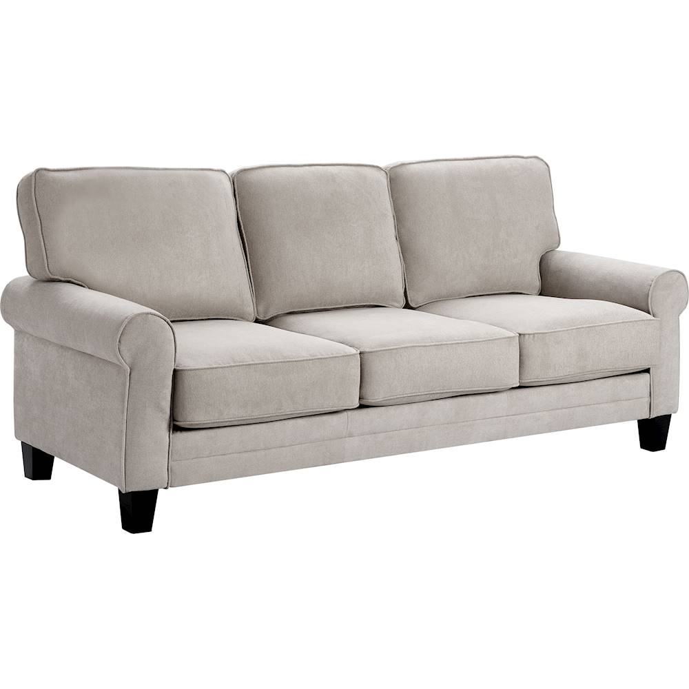 Serta - Copenhagen 3-Seat Fabric Sofa - Light Gray_1
