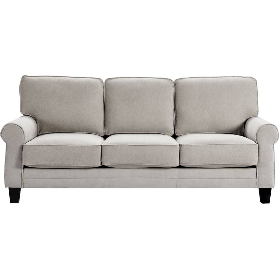 Serta - Copenhagen 3-Seat Fabric Sofa - Light Gray_0