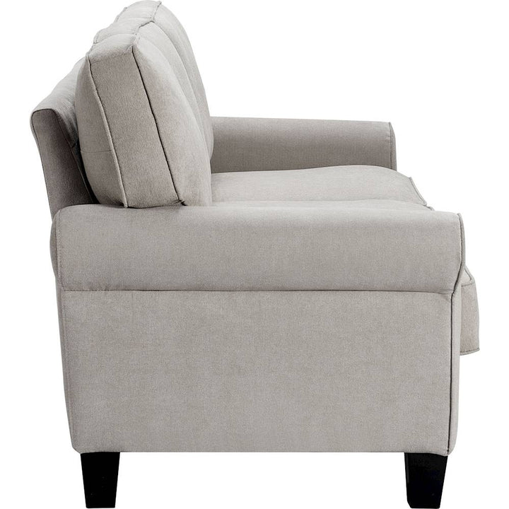 Serta - Copenhagen 3-Seat Fabric Sofa - Light Gray_8