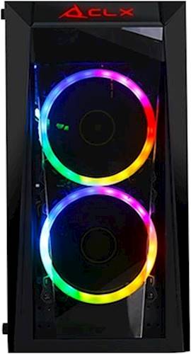 CLX SET Gaming Desktop - AMD Ryzen 3-Series - 2200G - 8GB Memory - AMD Radeon RX 570 - 480GB SSD - Black_1