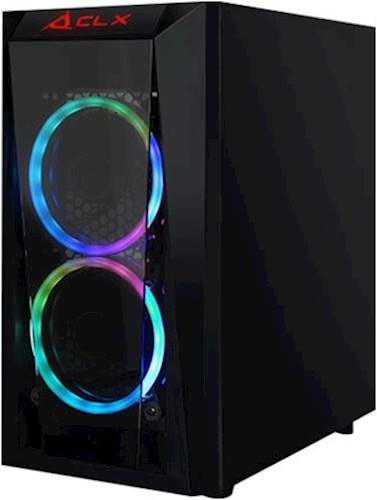 CLX SET Gaming Desktop - AMD Ryzen 3-Series - 2200G - 8GB Memory - AMD Radeon RX 570 - 480GB SSD - Black_2