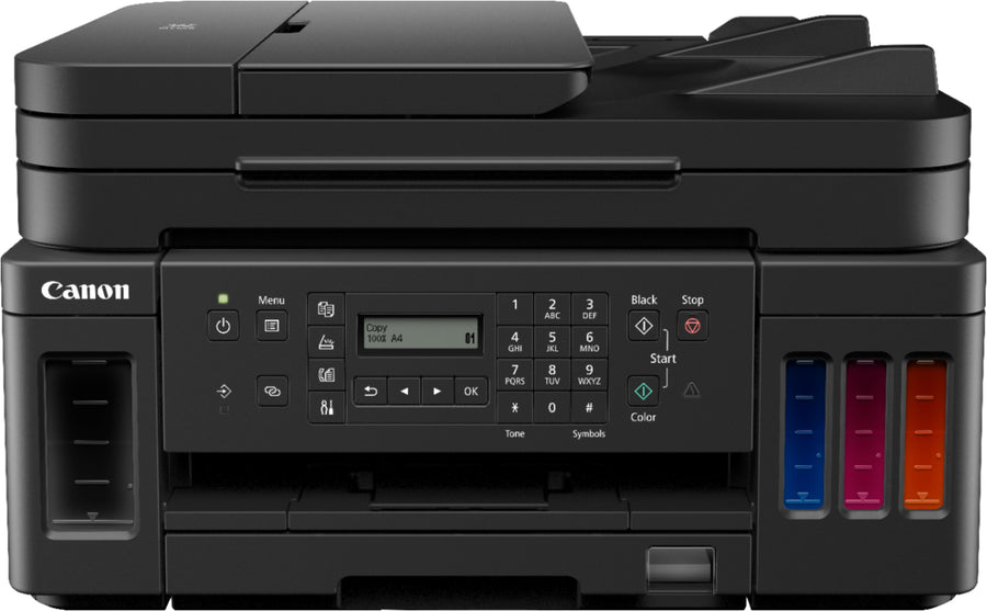 Canon - PIXMA MegaTank G7020 Wireless All-In-One Inkjet Printer with Fax - Black_0