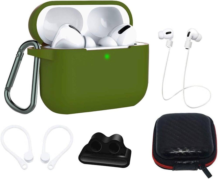 SaharaCase - Case Kit for Apple AirPods Pro (1st Generation) - Military Green_0
