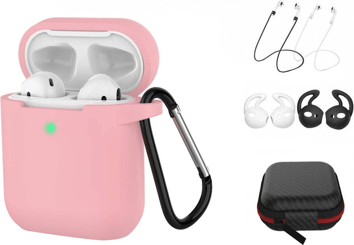 SaharaCase - Case Kit for Apple AirPods (1st Generation and 2nd Generation) - Pink Rose_7