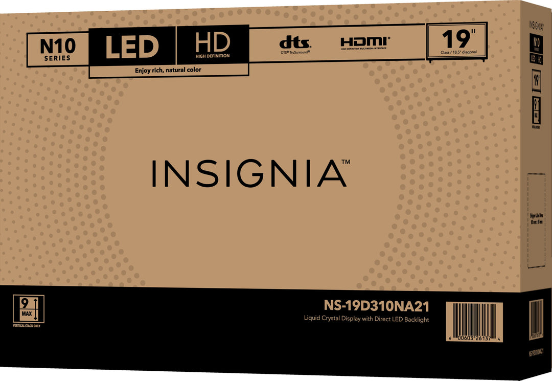 Insignia™ - 19" Class N10 Series LED HD TV_11