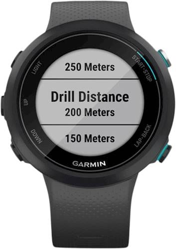 Garmin - Swim 2 Smartwatch 42mm Fiber-Reinforced Polymer - Slate With Silicone Band_4