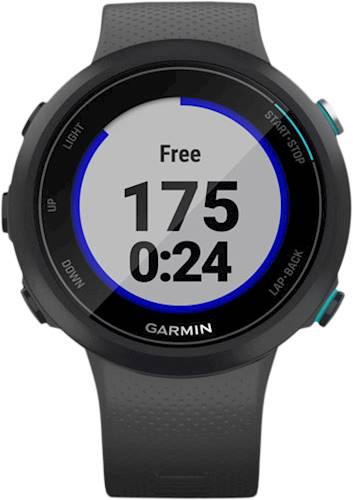 Garmin - Swim 2 Smartwatch 42mm Fiber-Reinforced Polymer - Slate With Silicone Band_3