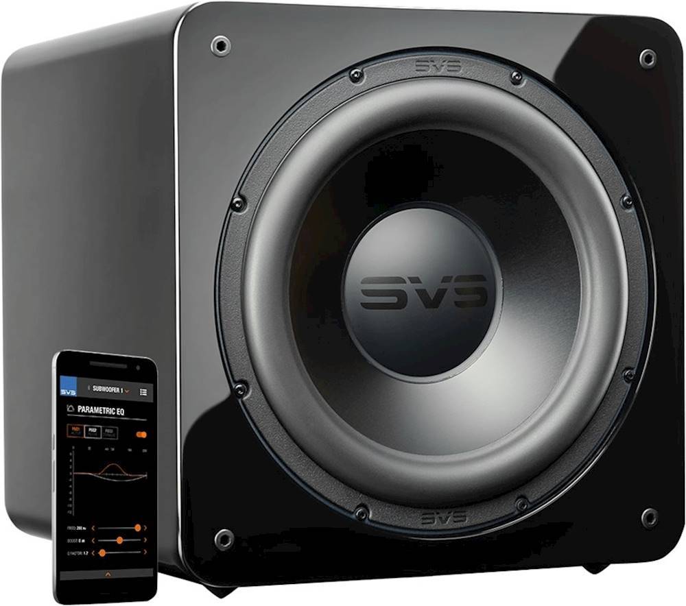 SVS - 12" 550W Powered Subwoofer - Gloss Piano Black_0