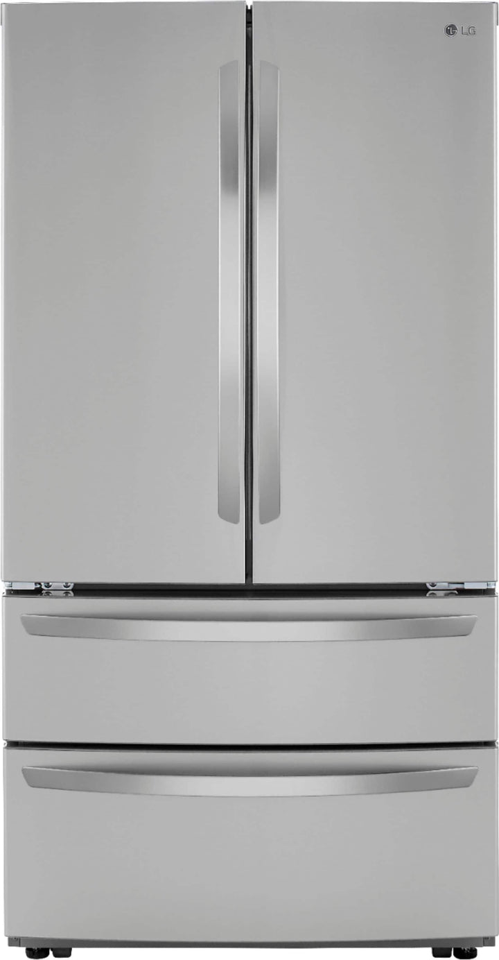 LG - 26.9 Cu. Ft. 4-Door French Door Refrigerator with Internal Water Dispenser and Icemaker - Stainless steel_0
